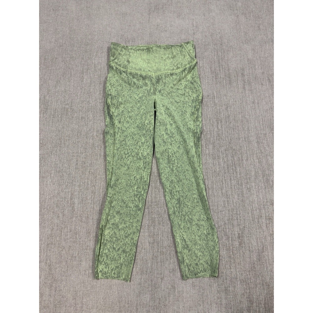 Lululemon Base Pace High Rise 23" Crop Leggings Size 6 City Grit Green Multi
